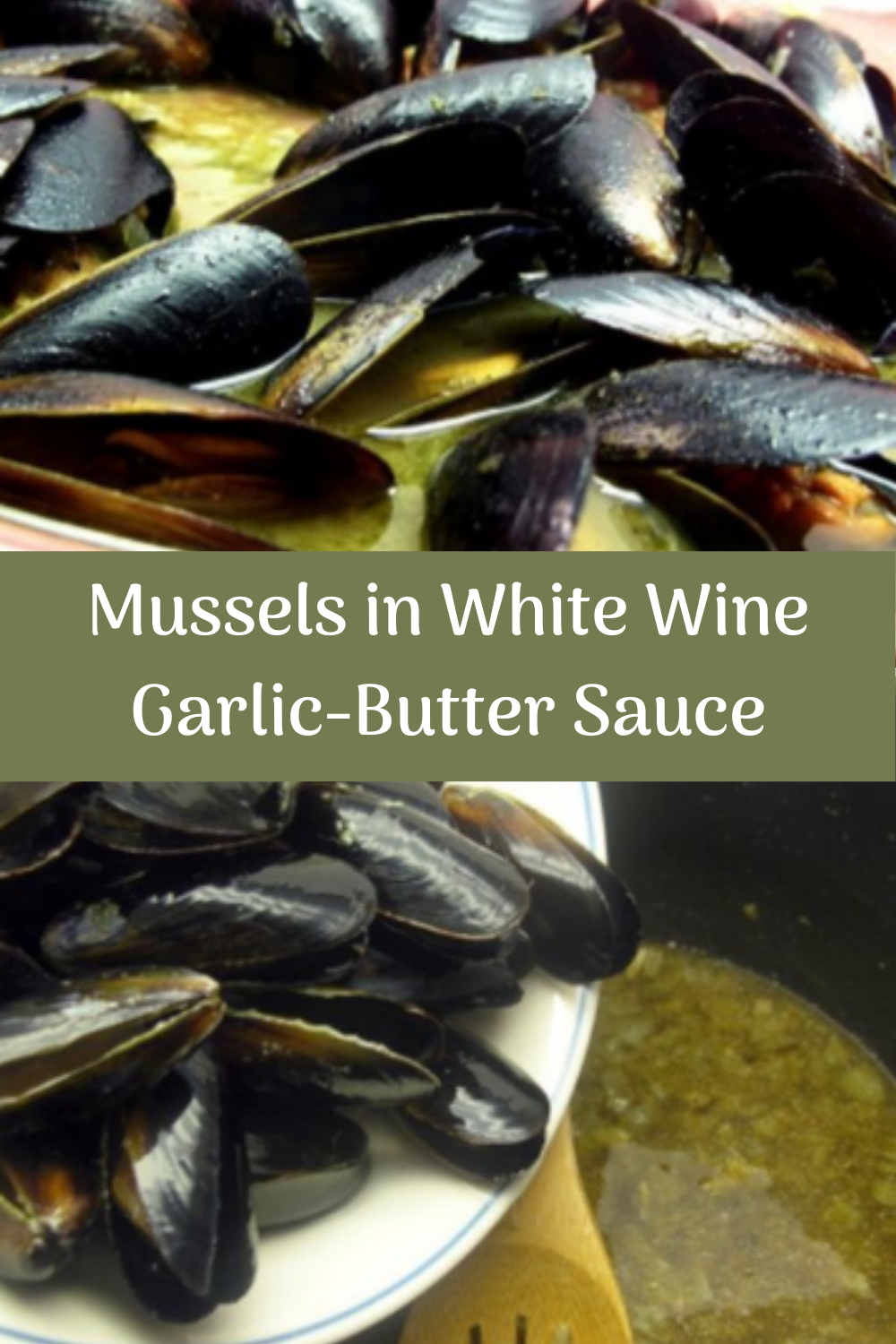 Mussels in White Wine GarlicButter Sauce