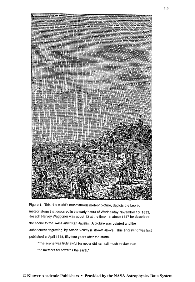 GeoScienze The World's Most Famous Meteor Shower Picture, November 13