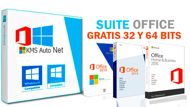 Paquetes de Office totalmente gratis 32 y 64 bits