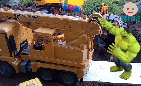 Construction Trucks for children - Excavator videos for children