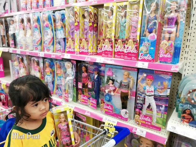 Shopping Murah di Perth Toys Barbie Big W Corelle dan Souveniour Beg