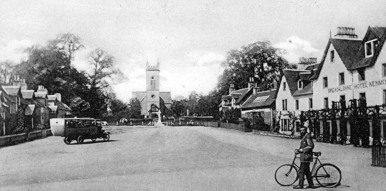 Tour Scotland Old Photograph Kenmore Highland Perthshire Scotland