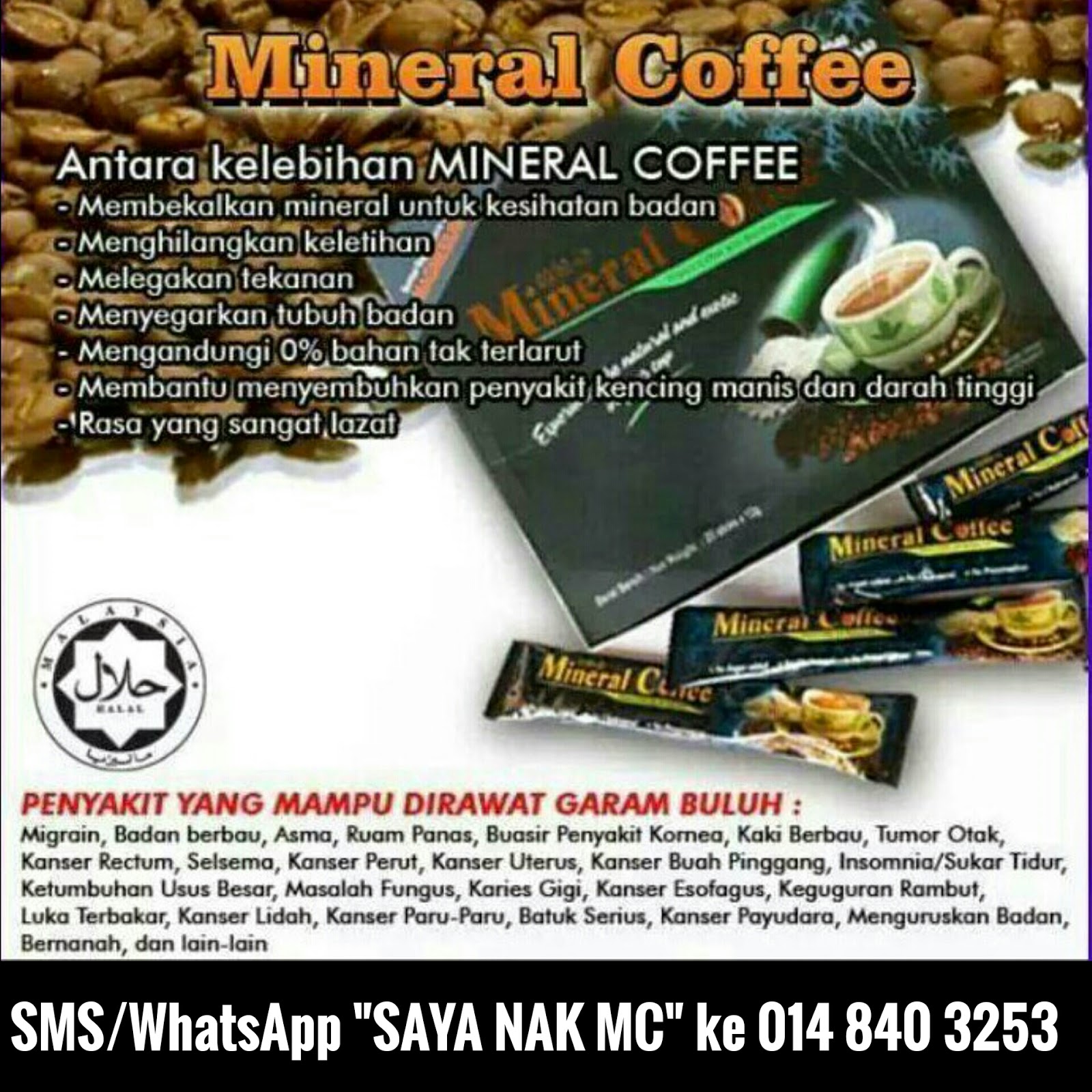 Premium Beautiful Expert MINERAL COFFEE BUKAN SEKADAR KOPI BIASA