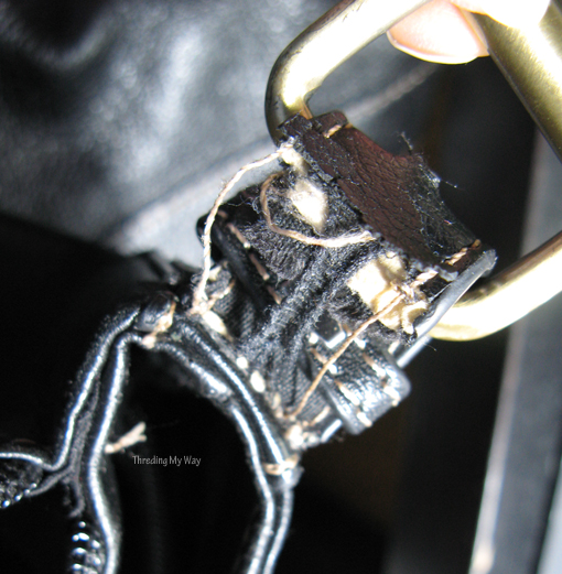 How to Fix a Broken Bag Strap- Fix it Don't Ditch it! Sewing