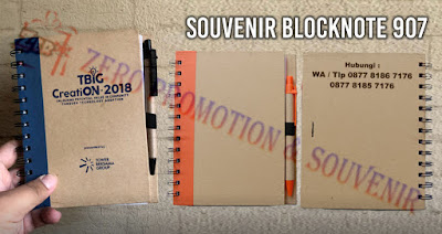 block note promosi, block note seminar, Souvenir Blocknote, Memo promosi 907