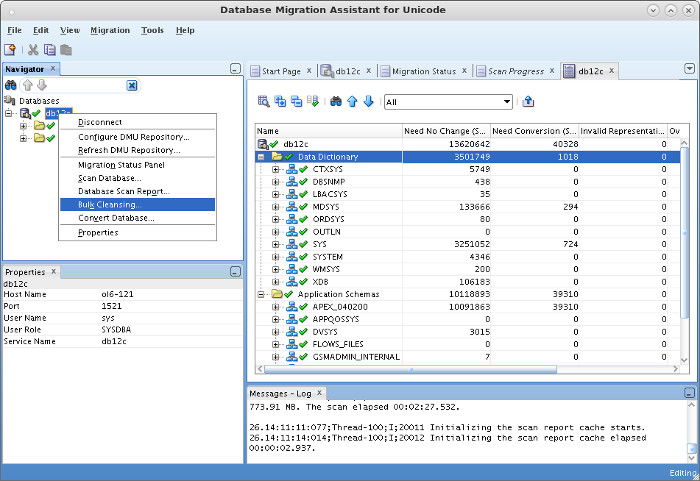 Database Migration Assistant for Unicode (DMU) in Oracle Database 12c ...