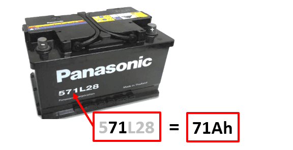 How to find out how many amp hours is a car battery?