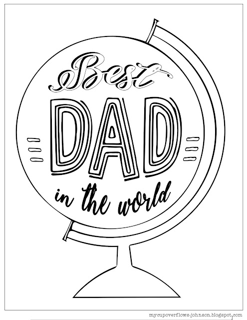 free father's day coloring pages