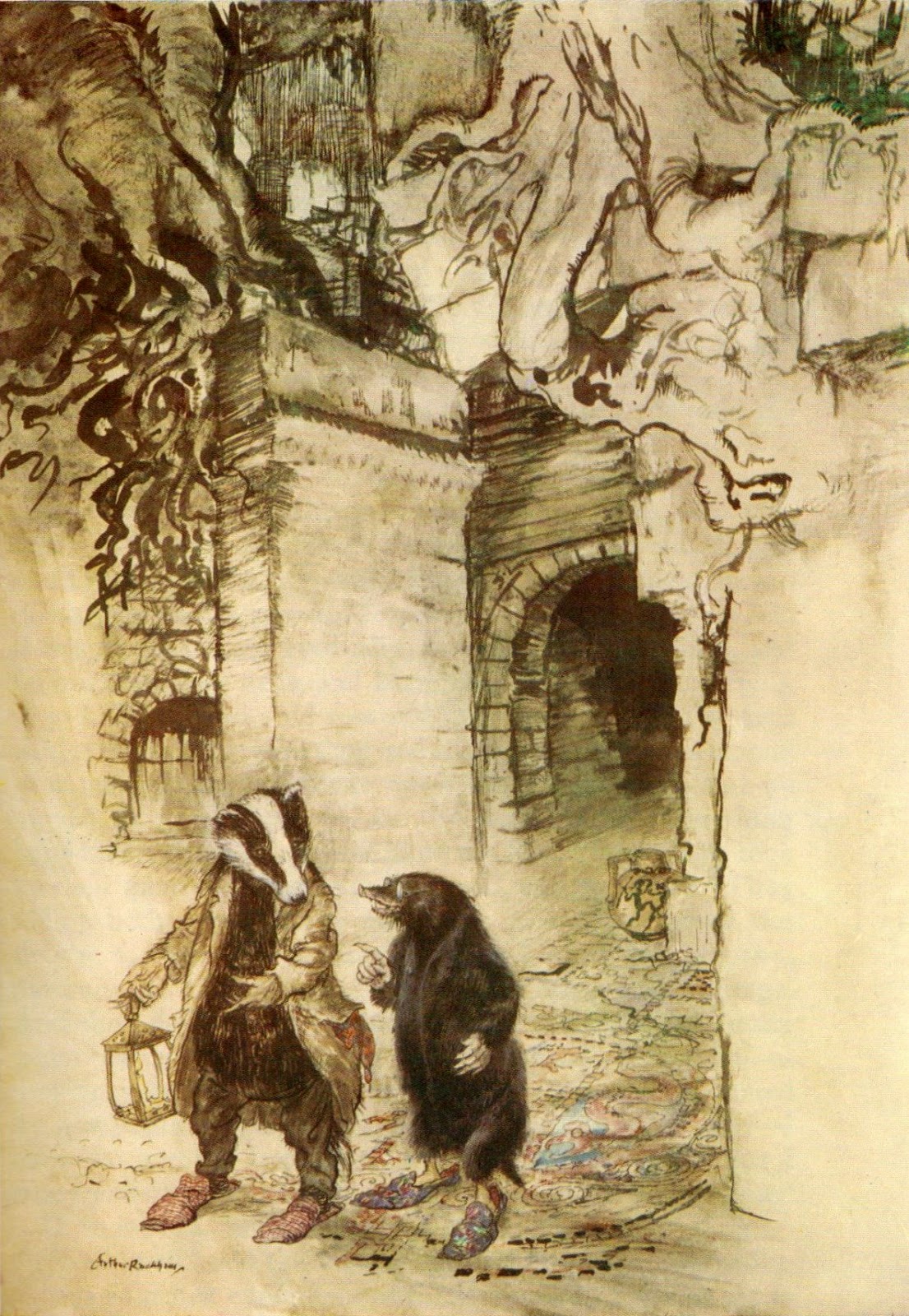 CRIVENS! COMICS & STUFF: ARTHUR RACKHAM'S ILLUSTRATIONS FOR THE WIND IN ...