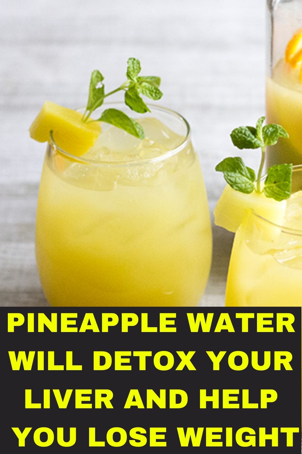 Pineapple Water Will Detox Your Liver. Help You Lose Weight .. Reduce