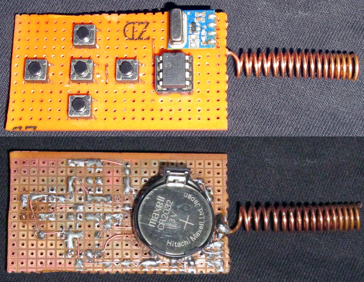 Embedded Engineering Low Cost RF Control 4 channel Relay Board