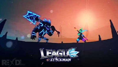 لعبة القتال و المغامرات League of Stickman آخر تحديث مهكرة للأندرويد