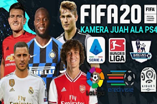 FIFA 20 Mobile APK OBB Mod Kamera Jauh PS4
