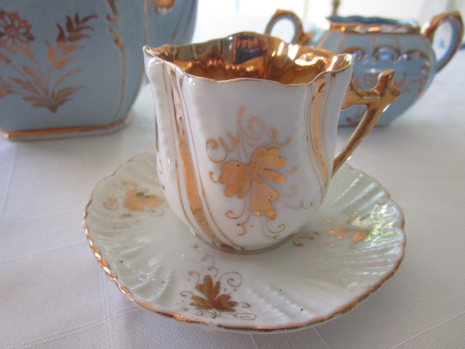 Karen's Cottage and Castle A New Baby Blue Tea Set