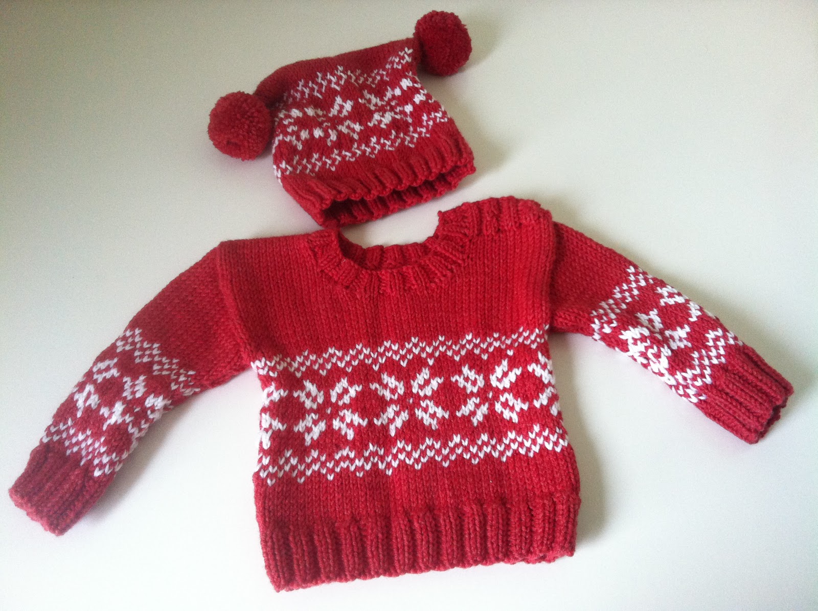Made by B A Christmas jumper for a Christmas baby