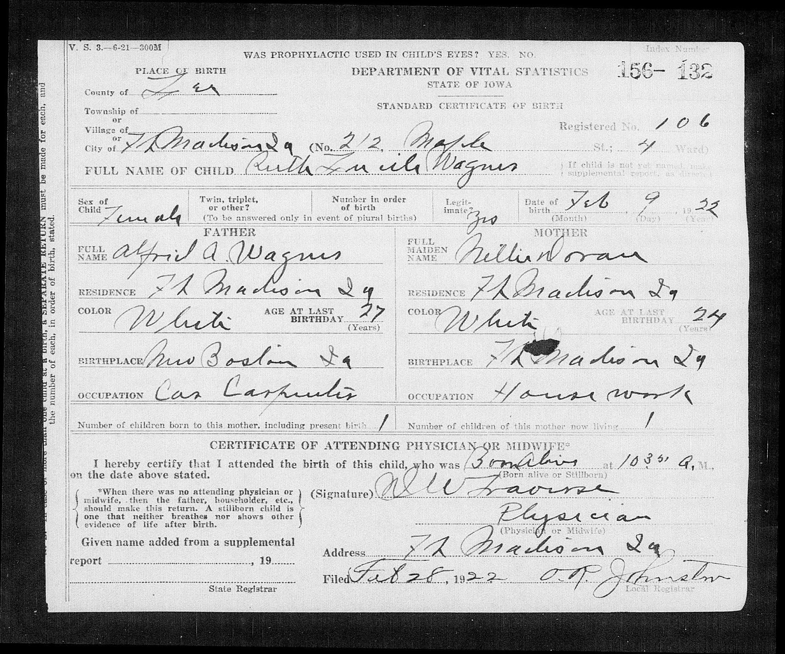 Matt's Genealogy Blog Iowa Birth Certificates 19211942