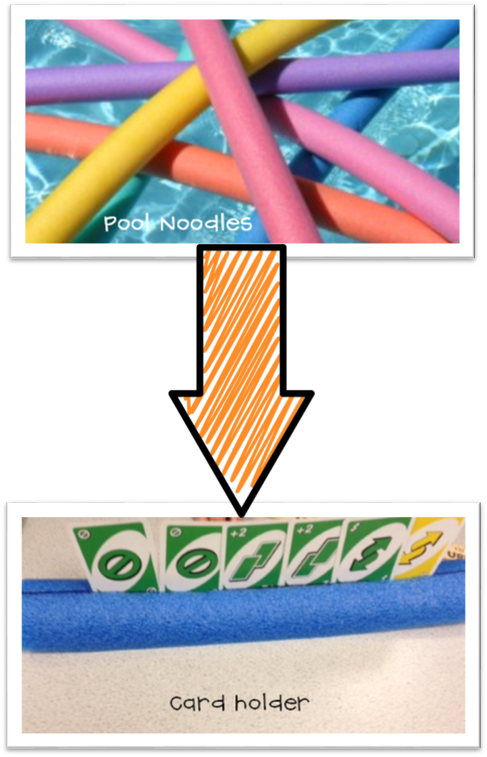 Throw Back Thursday {New Uses for Chip Clips and Pool Noodles} Math Games