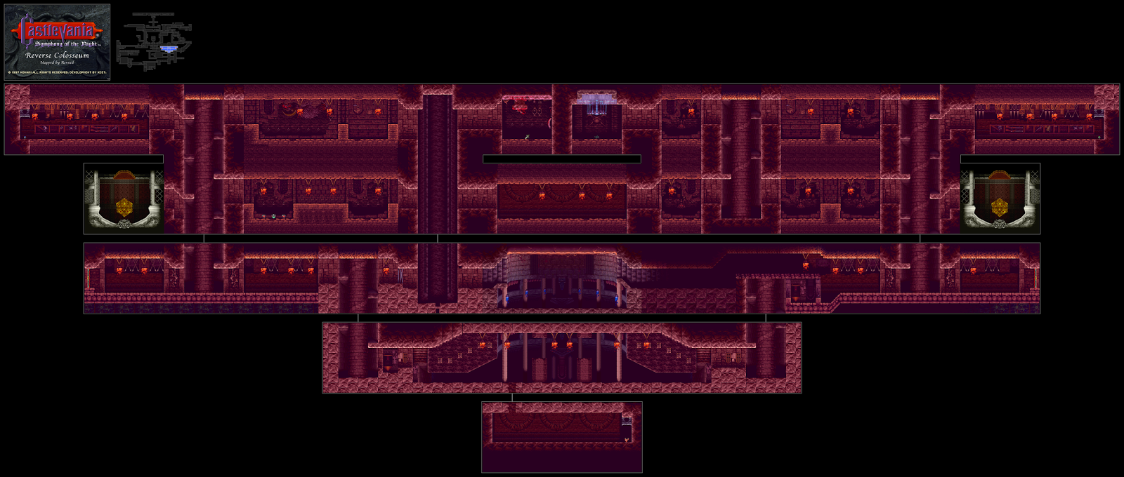 castlevania symphony of the night map woodworking