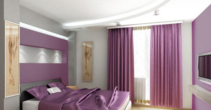 Dormitorios morados, violetas y lilas - Ideas para decorar dormitorios