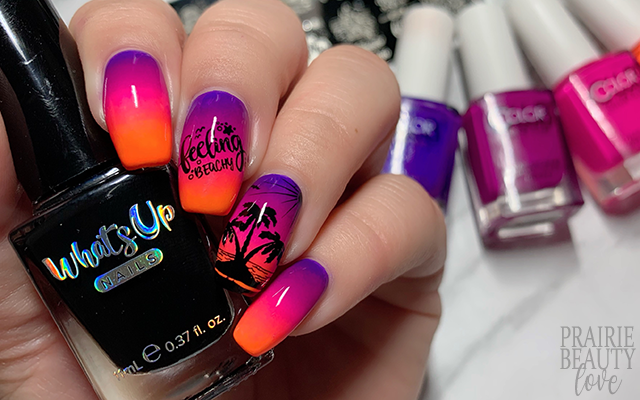 2. Beach Sunset Nail Art - wide 8