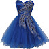 Short Blue Prom Dress