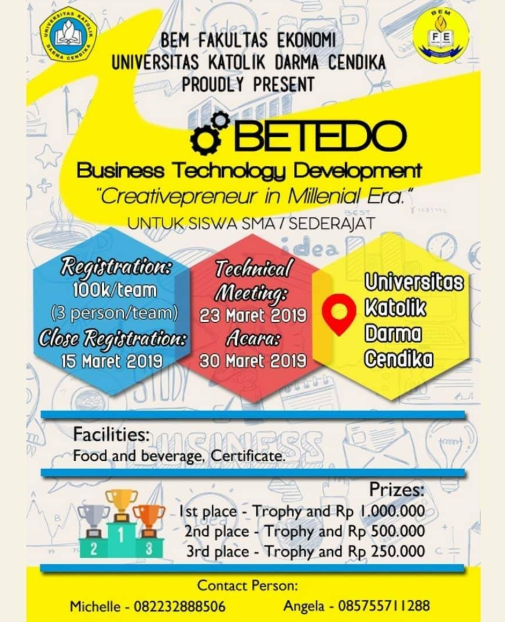 Lomba Bisnis Plan Nasional 2019 di Universitas Katolik Lomba Bisnis Plan Nasional 2019 di Universitas Katolik