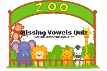 Missing Vowels Quiz: Guess the Animal Names