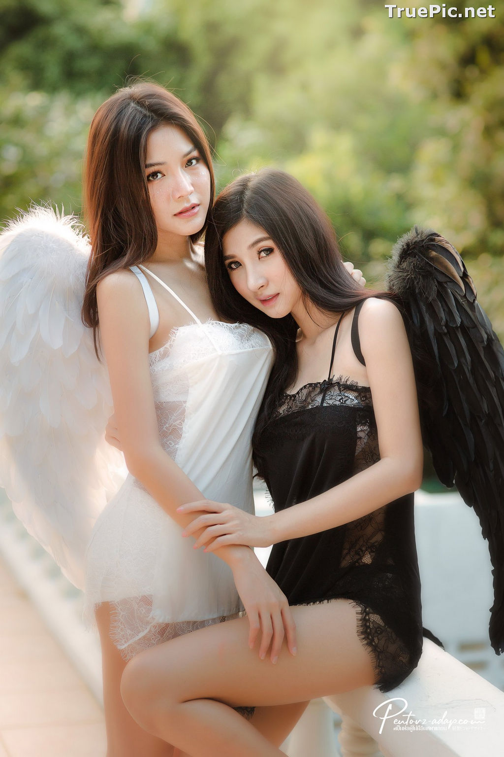 Image Thailand Model - Phitchamol Srijantanet and Pattamaporn Keawkum - Angel and Demon - TruePic.net - Picture-23