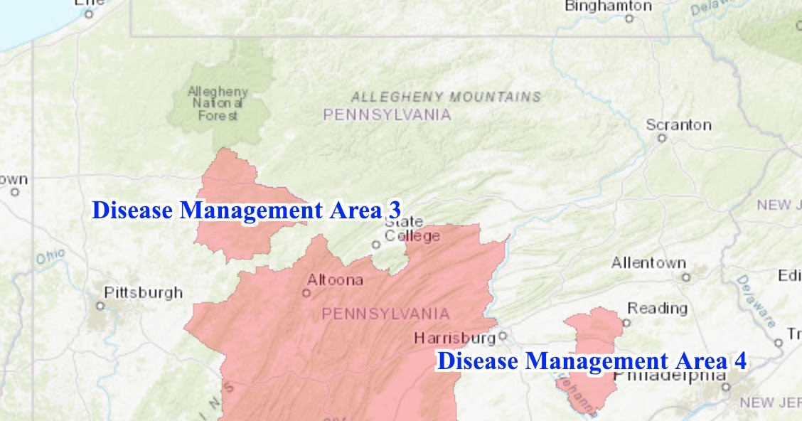 Pa Environment Digest Blog Game Commission Expands Chronic Wasting Disease Management Areas