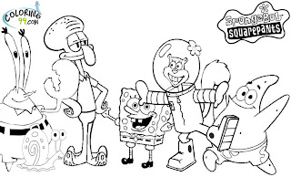 the best spongebob coloring pages