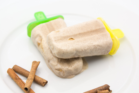 Cinnamon Roll Protein Ice Cream Popsicles
