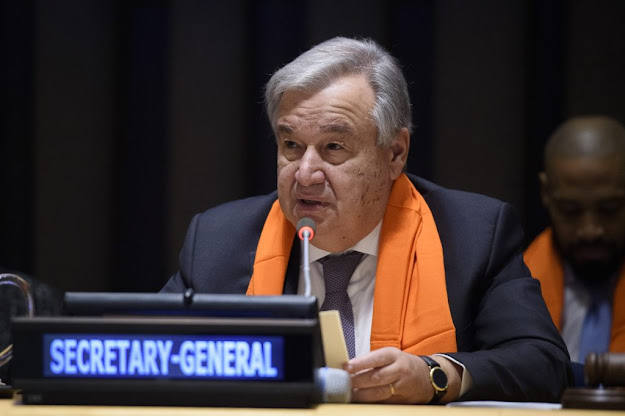 Secretário-geral da ONU, António Guterres, ressaltou que violência de gênero é pandemia global.