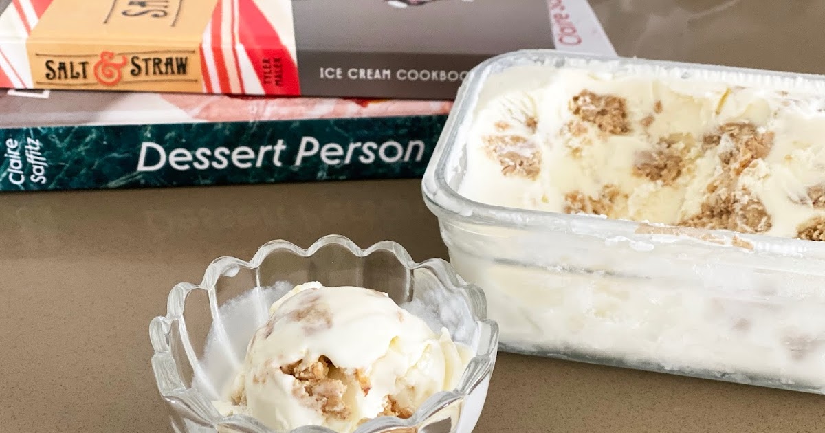 Toffee Oat Cookie Dough Ice Cream Fresh from the...