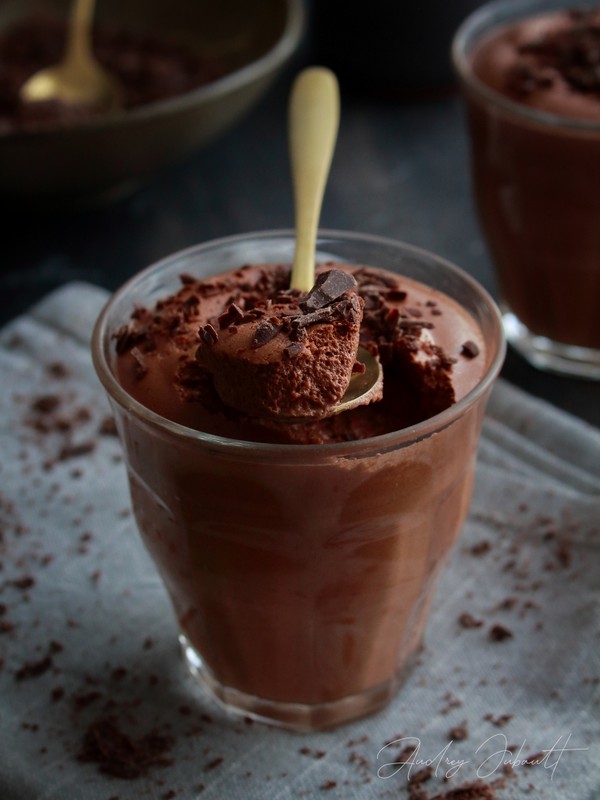 Mousse au chocolat noir (Vegan) / Petit Bec Gourmand