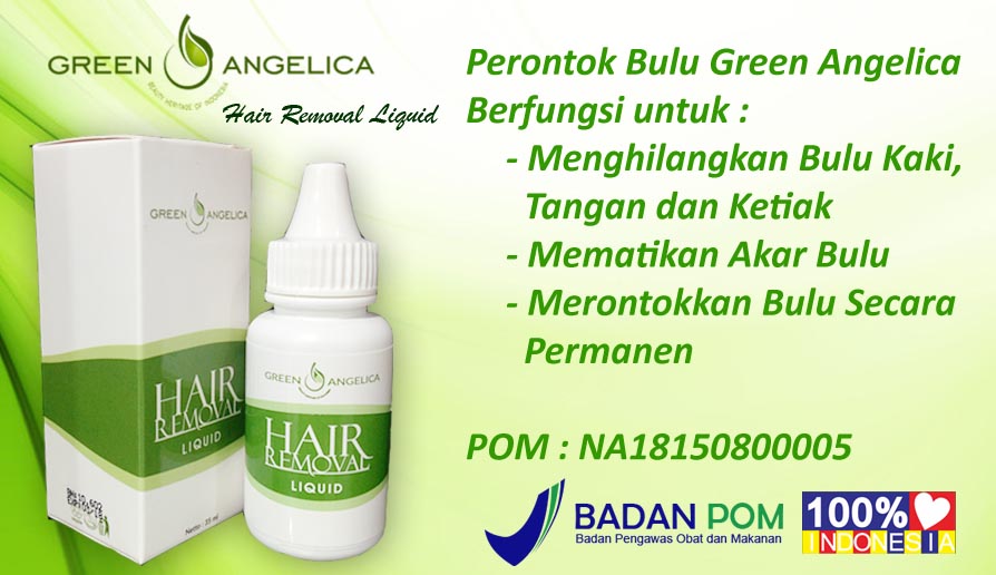 Green Angelica (Solusi Rambut Sehat & Pembesar Payudara) GREEN