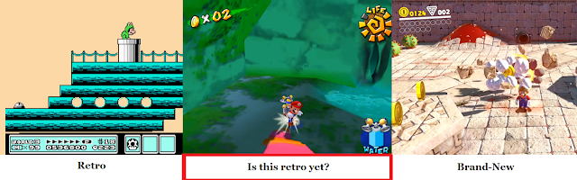Videogames what is considered retro line continuum Super Mario Bros. 3 Sunshine Odyssey