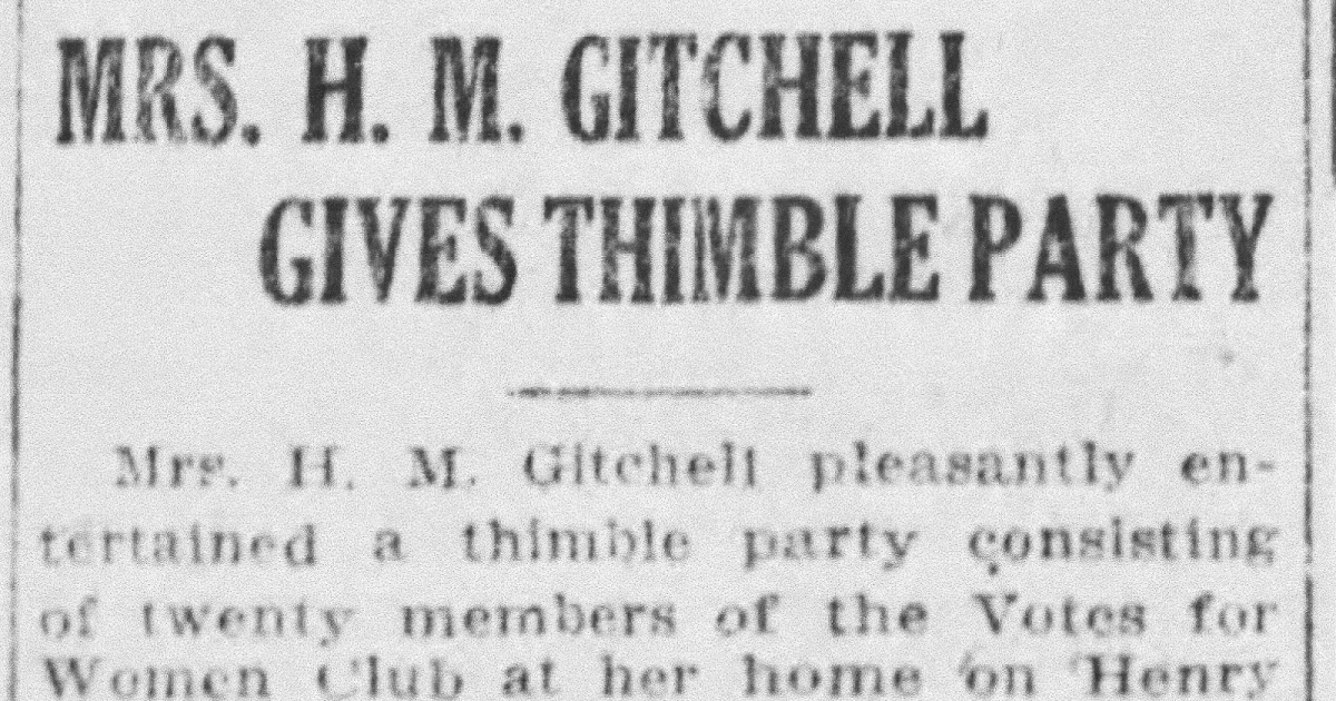 Pennsylvania Piecemaker Thimble Party