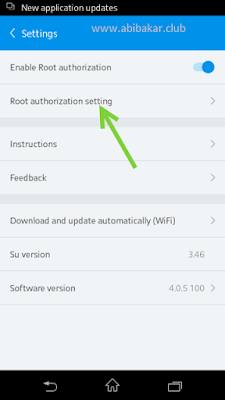 Root Authorization Setting KingRoot Root Authorization Setting KingRoot