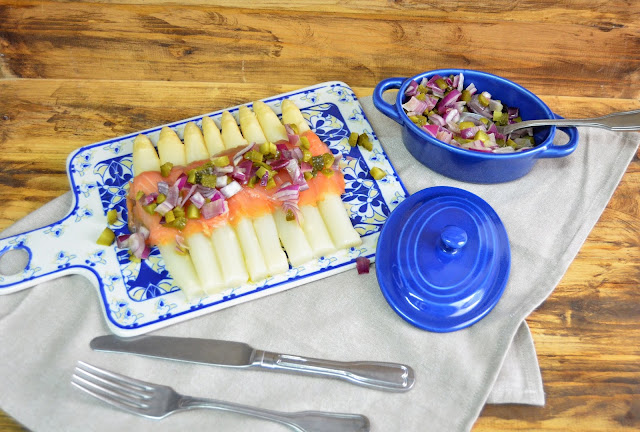 Receta Fresquita Y Ligera De Esparragos Blancos Con Salmon
