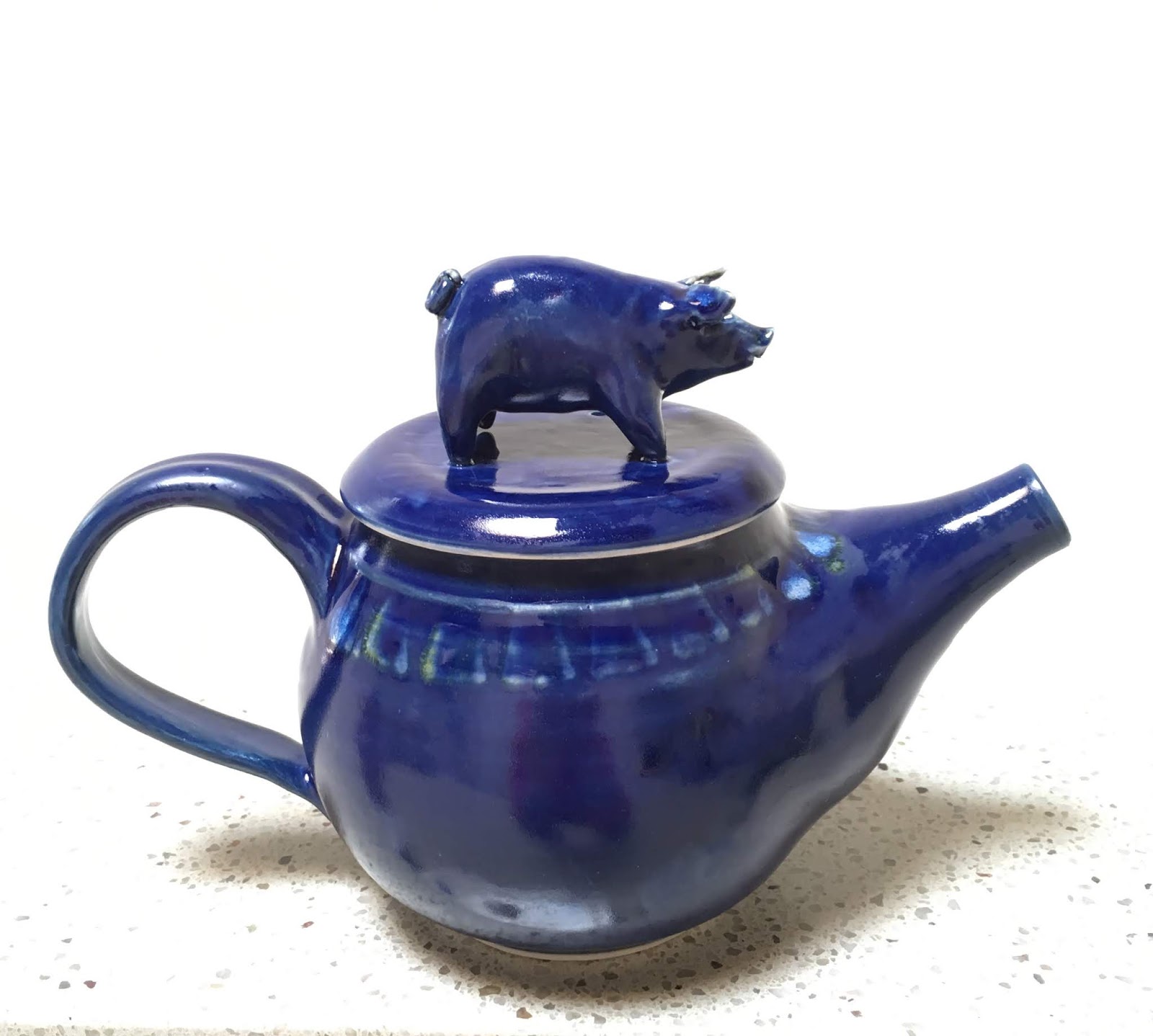 Anna's Ceramics by Anna Ryland Teapot, kiln failure and Art for Bales