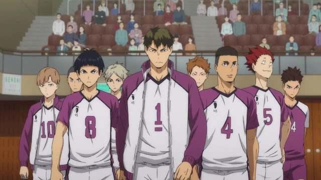 Haikyu!! Third Season Karasuno High vs Shiratorizawa Academy