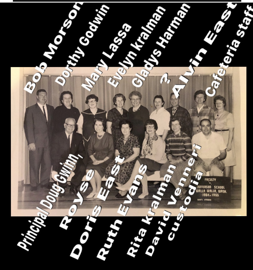 History of Walla Walla Public Schools Jefferson School faculty & staff, 19641965