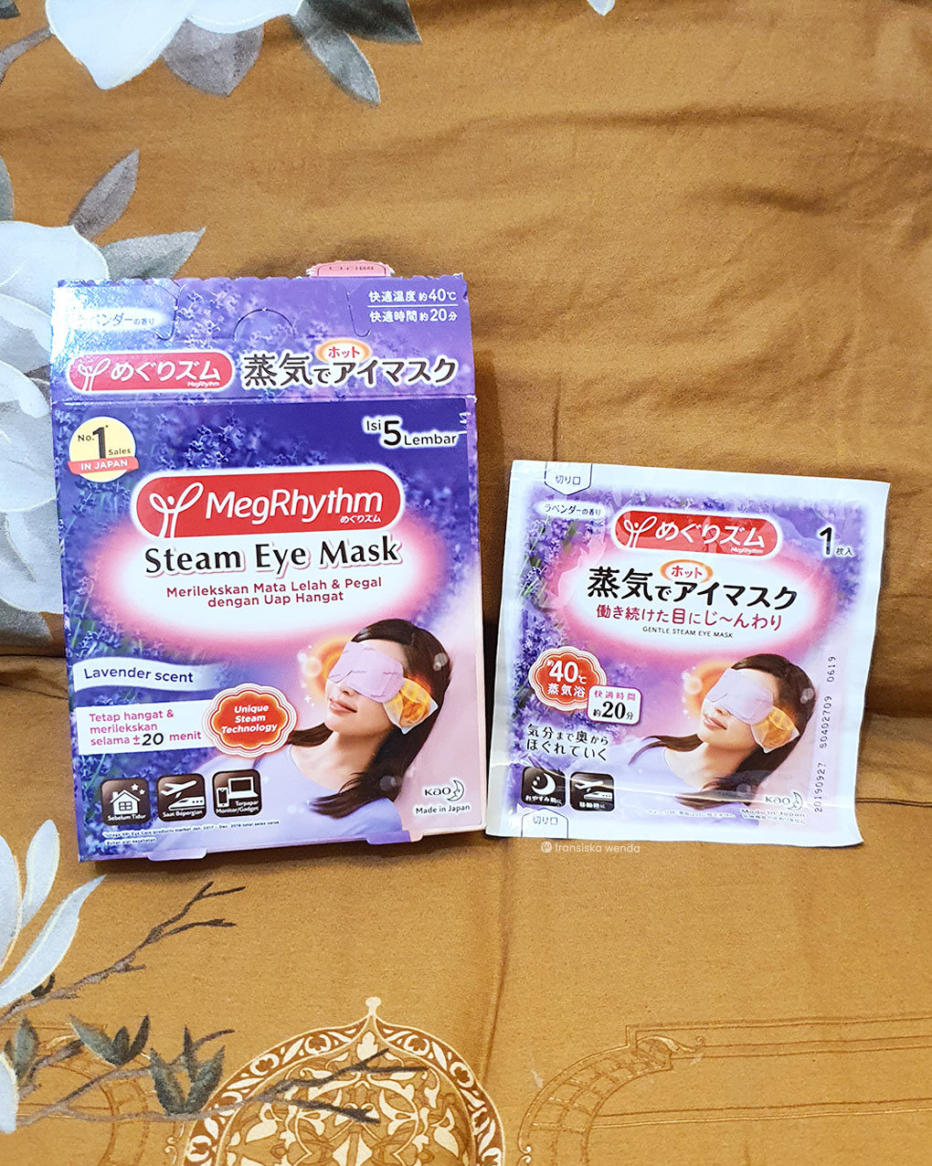 Say Goodbye to Tired Eyes with Kao MegRhythm Steam Eye Mask fransiska