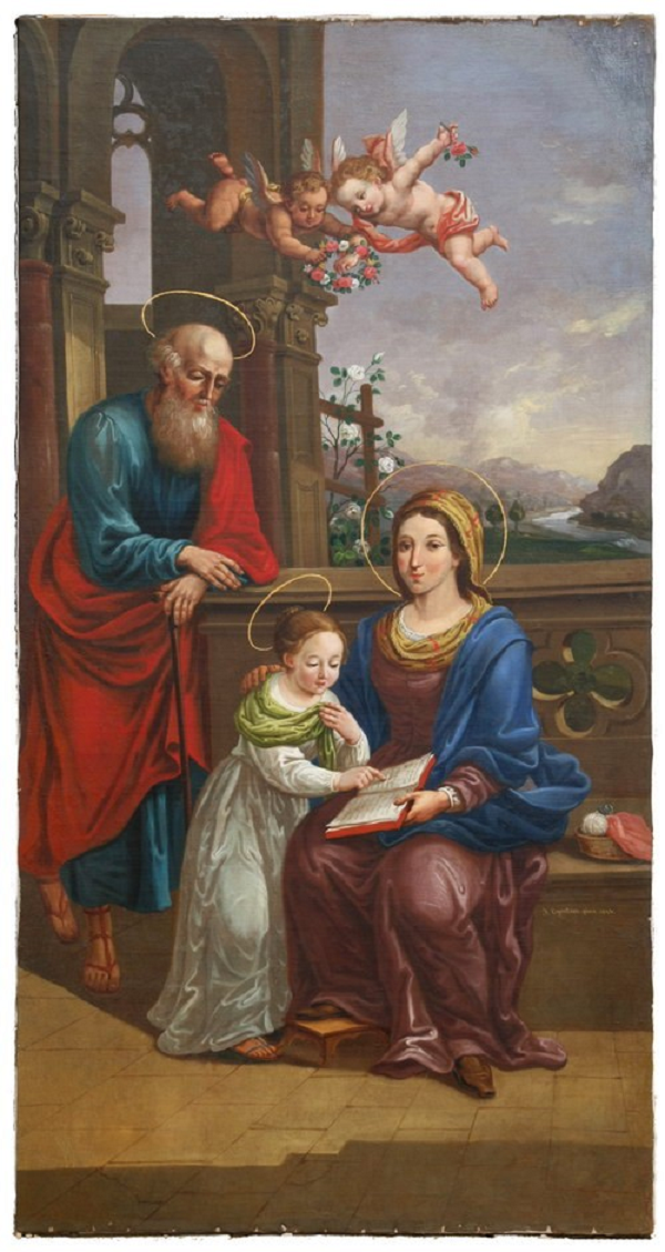 Zephyrinus Saint Joachim. Father Of The Blessed Virgin Mary. Feast Day 16 August.