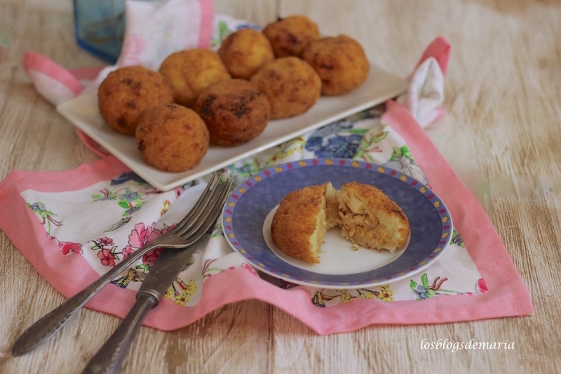 Bolas de pollo a la barbacoa