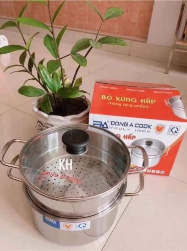 Xửng hấp inox 3 đáy ĐÔNG Á 20cm