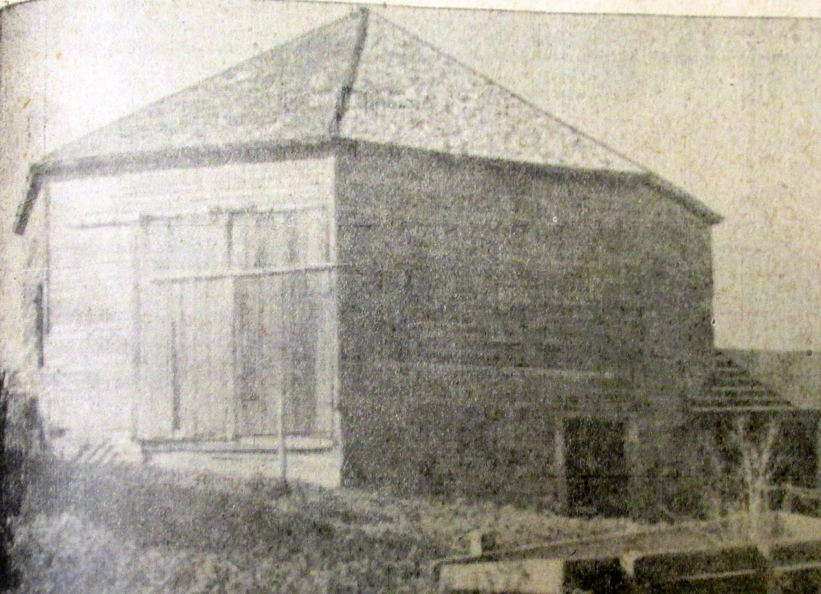 Sutton Nebraska Museum Area Round Barns in 1970
