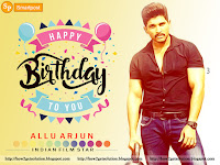 allu arjun birthdate celebration image with his muscular biceps in sleeve less shirt