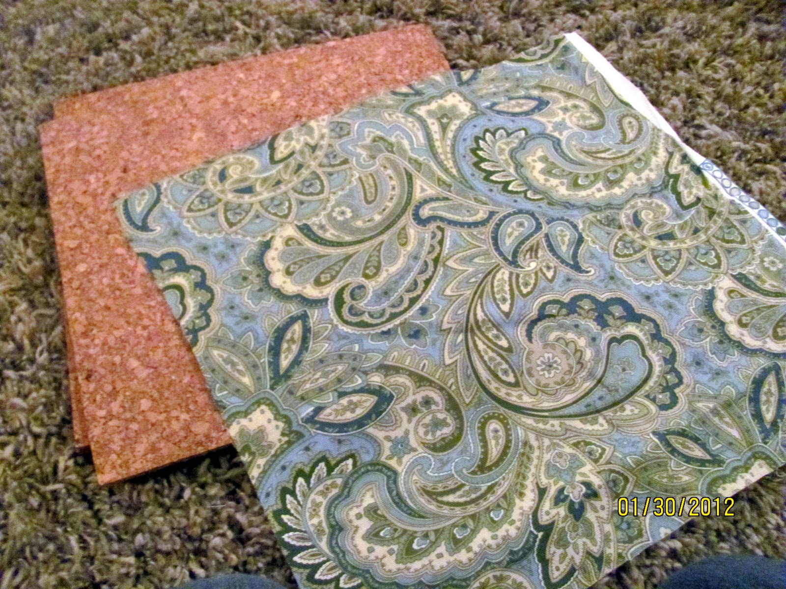 The HalfAssed Decorator Quilted Bulletin Board