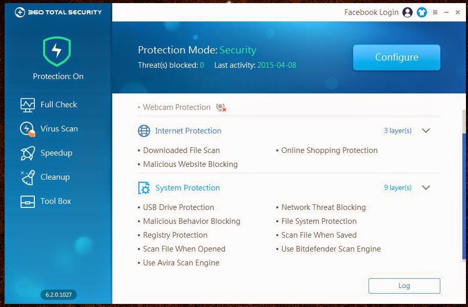 DOWNLOAD: Qihoo 360 Total Security Essential 2019 - Review